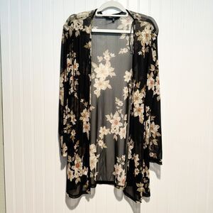 Stitchfix Alice Blue Floral Kimono Sheer Size Medium